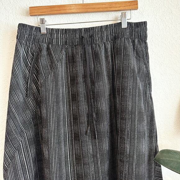 Athleta Womens Jupe Arrival Midi Skirt Size 16 Pockets Drawstring Travel Stretch - Picture 2 of 8